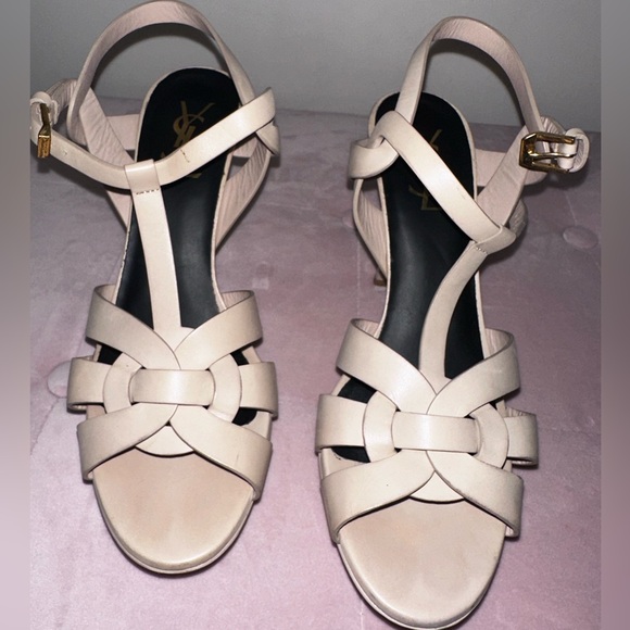 YSL Tribute Platform Heels - Picture 1 of 9